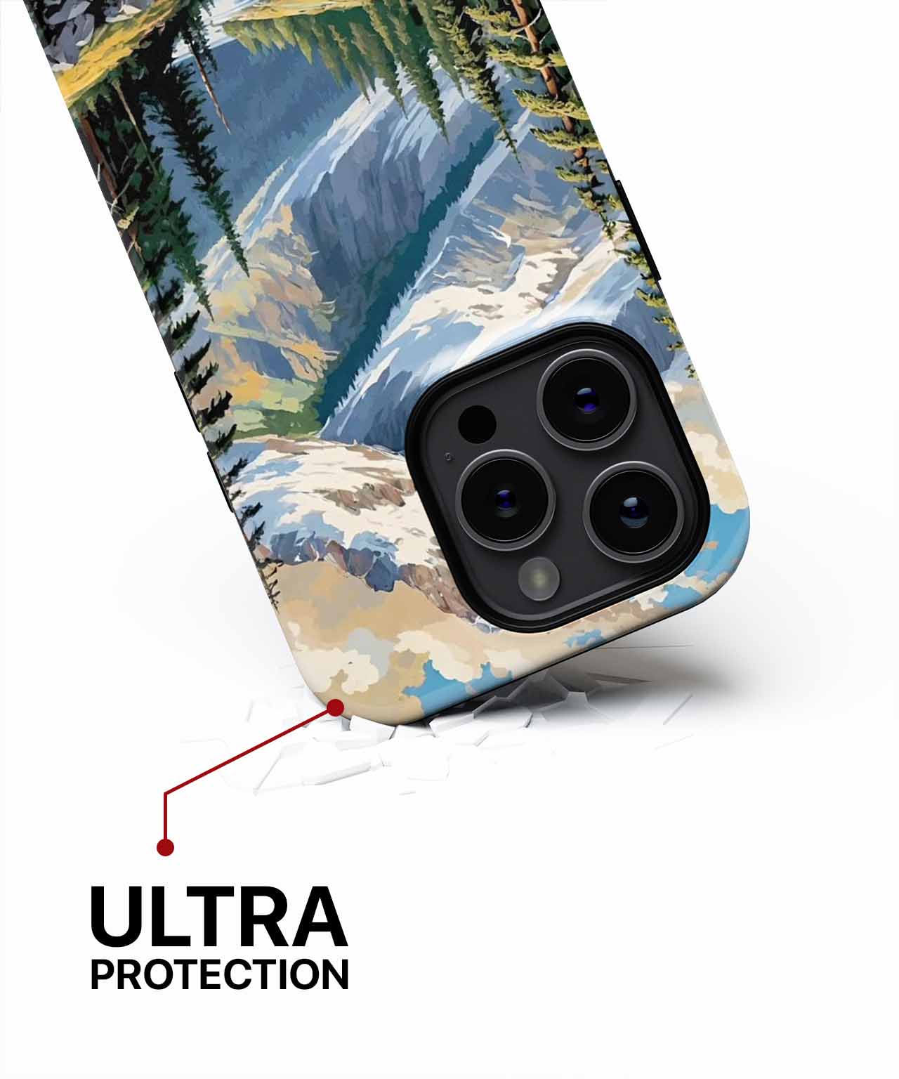 Majestic Mountain Stream Adventure iPhone case Case Cazify - Delivery Canada