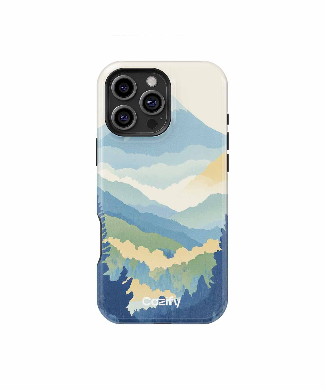 Majestic Mountains Embracing Clouds iPhone case Case Cazify - Delivery Canada