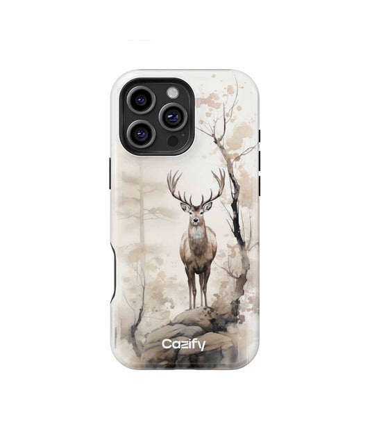 Majestic Stag in Serene Wilderness iPhone case Case Cazify - Delivery Canada