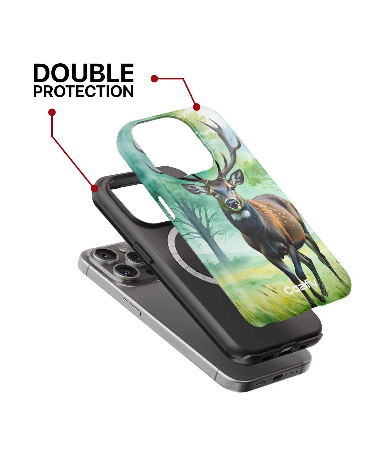 Majestic Stag Posing in Nature iPhone case Case Cazify - Delivery Canada