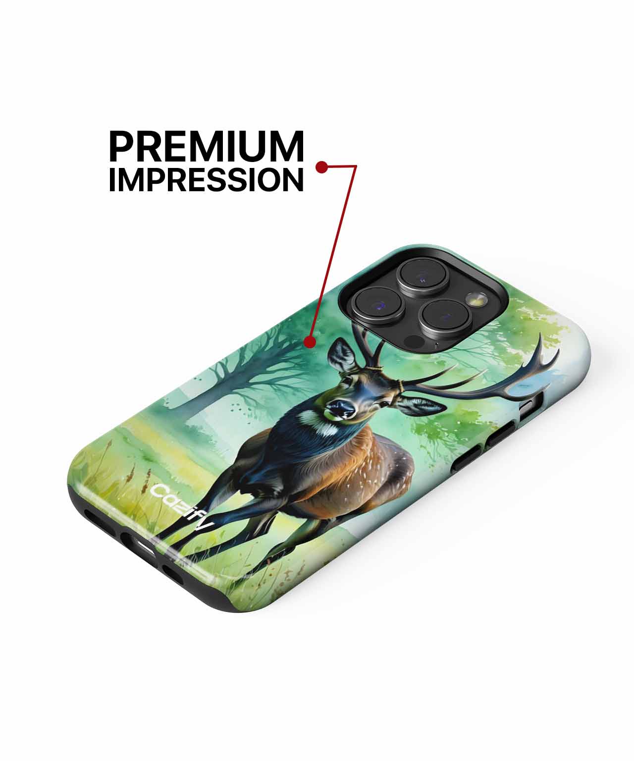Majestic Stag Posing in Nature iPhone case Case Cazify - Delivery Canada