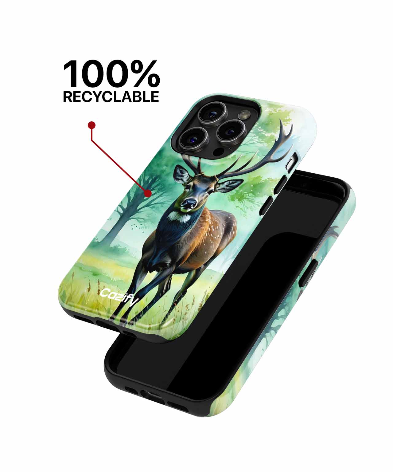 Majestic Stag Posing in Nature iPhone case Case Cazify - Delivery Canada