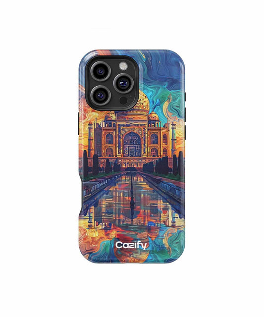 Majestic Taj Mahal Reflections and Colors iPhone case Case Cazify - Delivery Canada