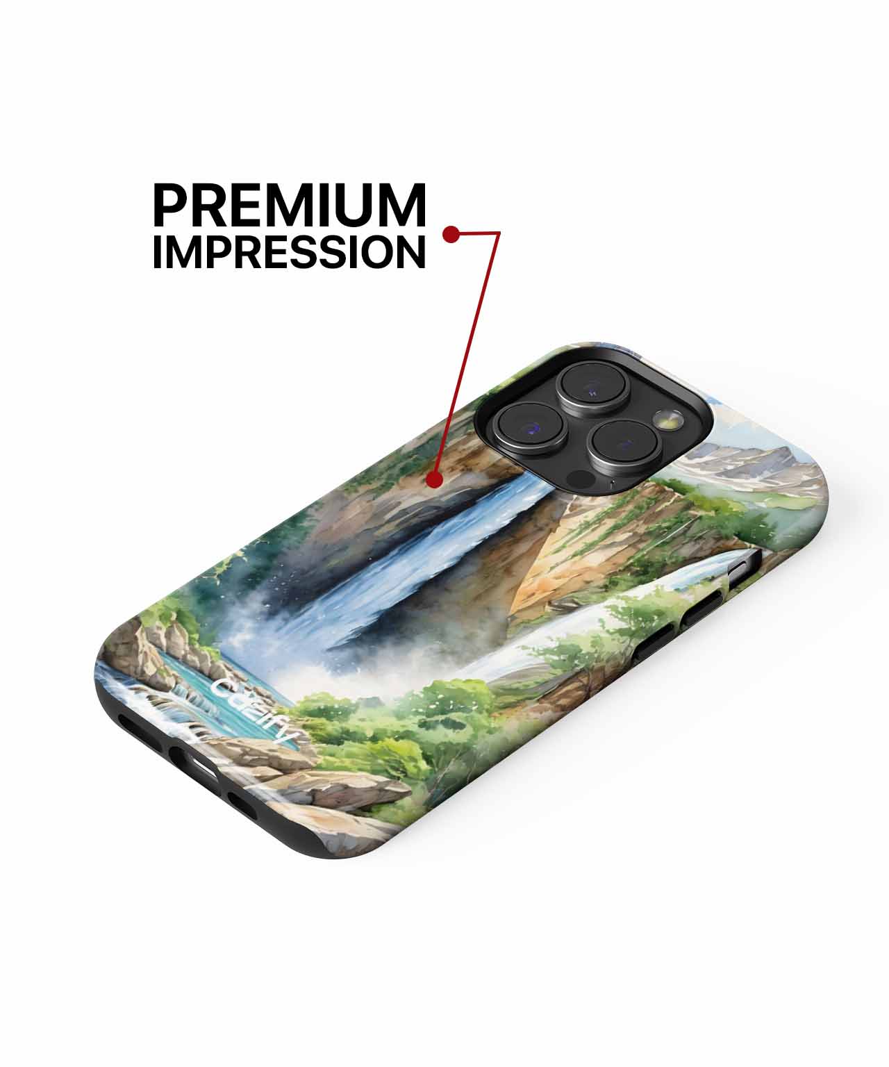 Majestic Waterfall Adventure Awaits iPhone case Case Cazify - Delivery Canada