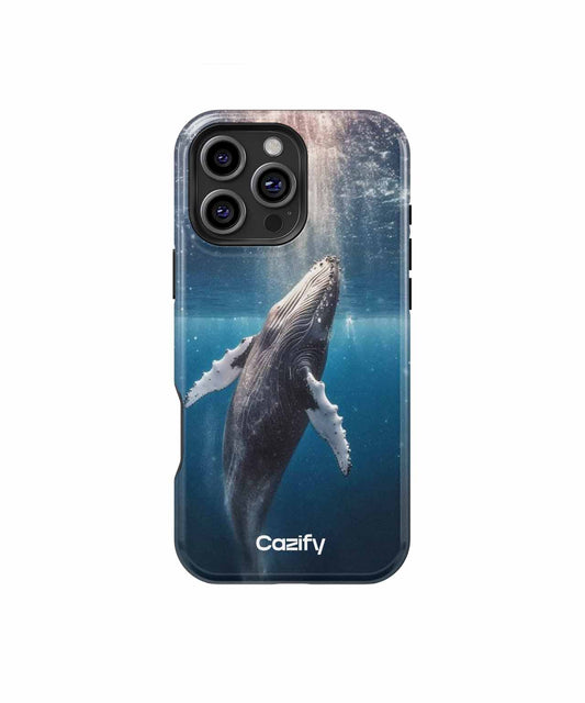 Majestic Whale Dancing in the Deep iPhone case Case Cazify - Delivery Canada