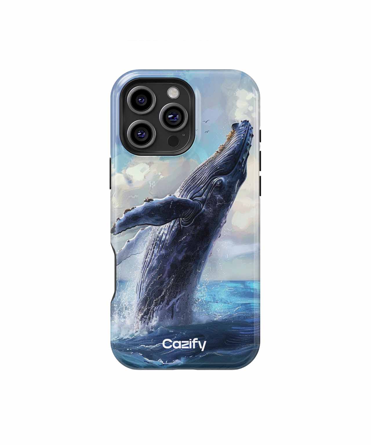 Majestic Whale Leaping in Splendor iPhone case Case Cazify - Delivery Canada