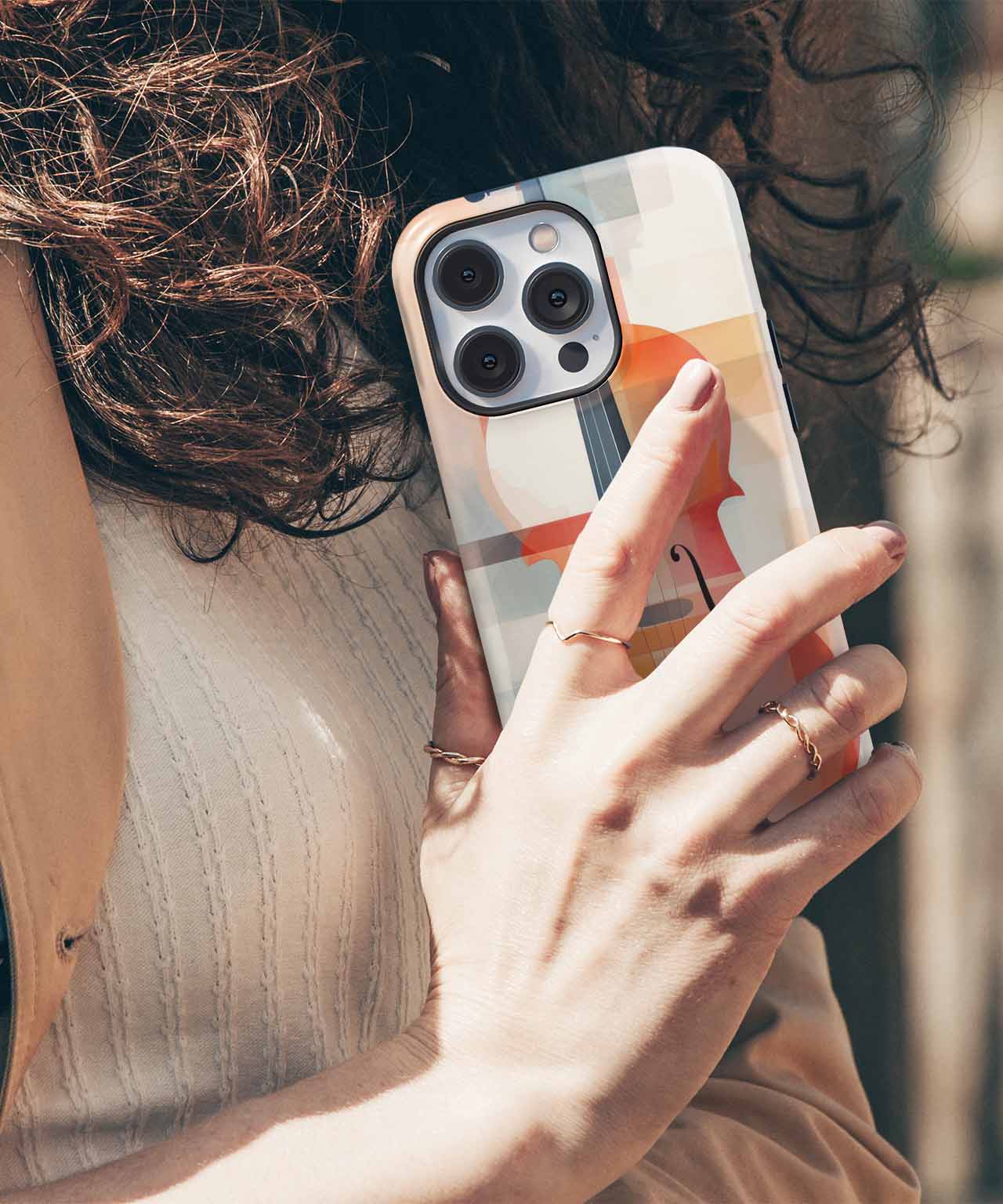 Melodic Dance of Colorful Shapes iPhone case Case Cazify - Delivery Canada