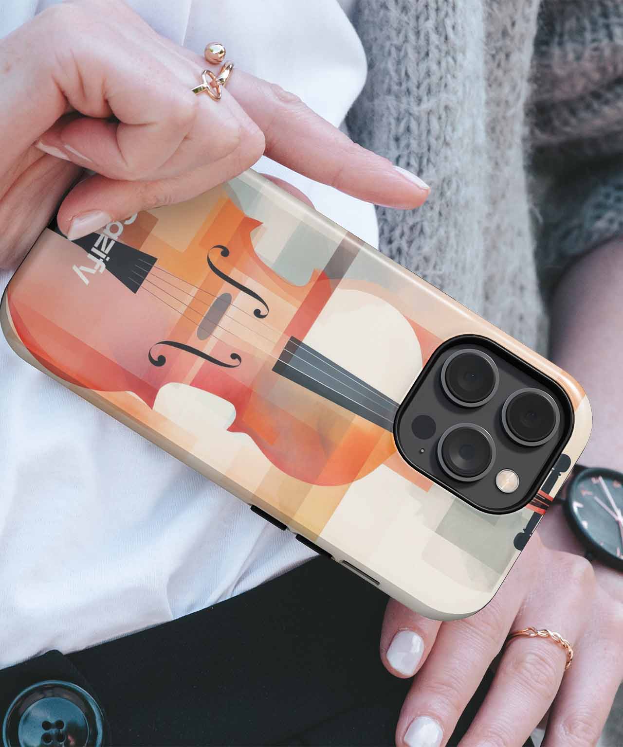 Melodic Dance of Colorful Shapes iPhone case Case Cazify - Delivery Canada