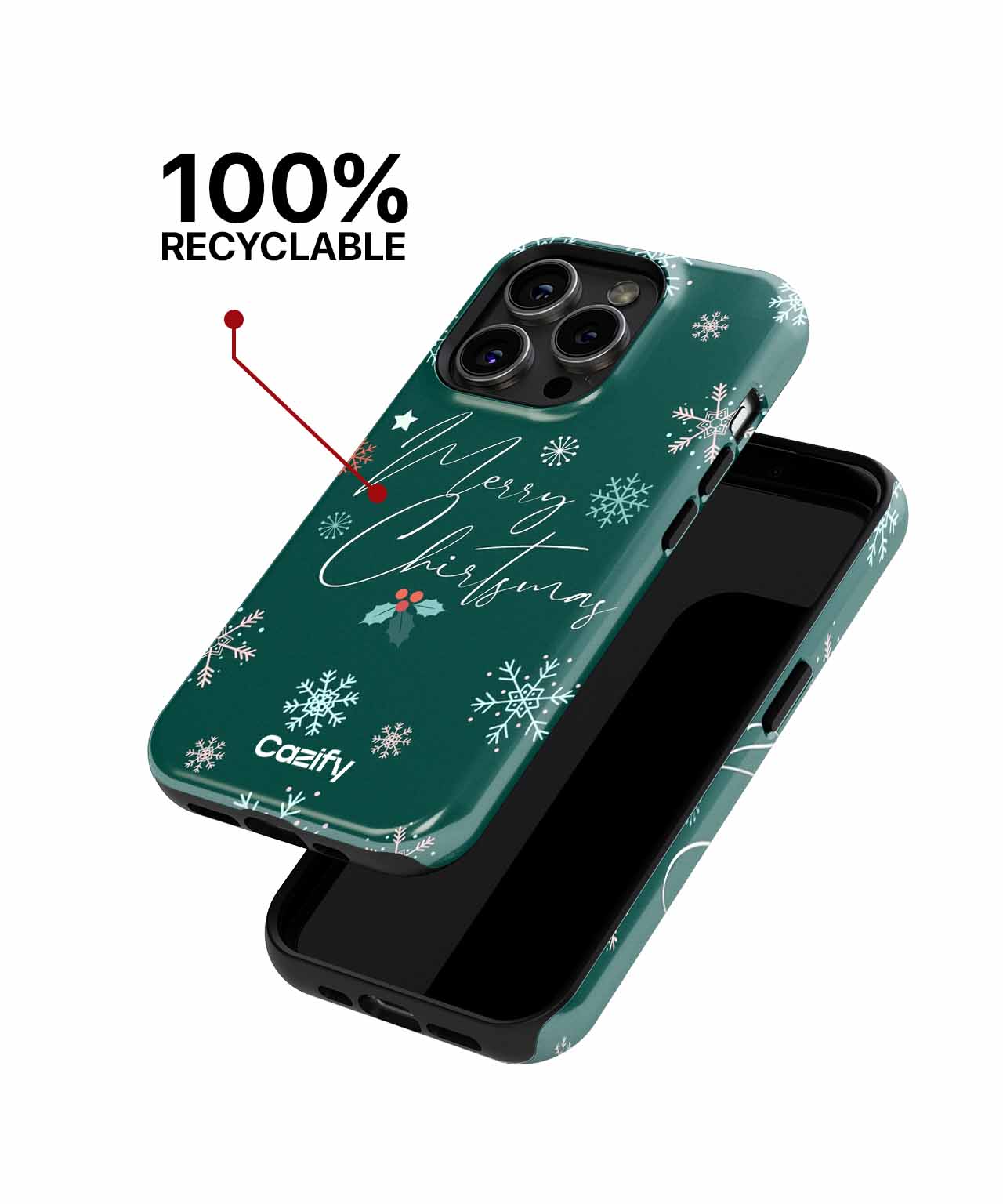 Merry Snowflake Wonderland Celebrations iPhone case Case Cazify - Delivery Canada