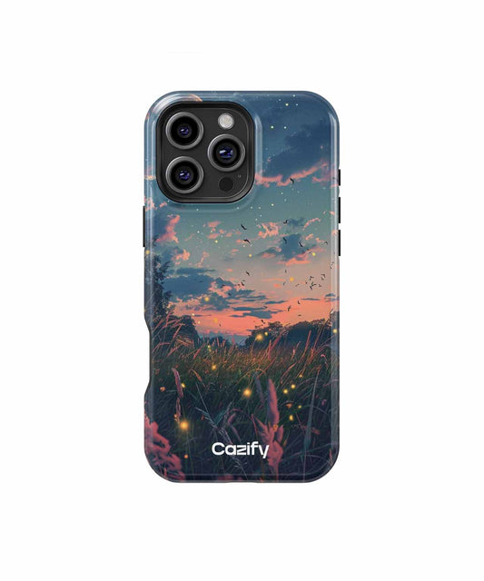 Moonlit Firefly Dreamscape iPhone case Case Cazify - Delivery Canada