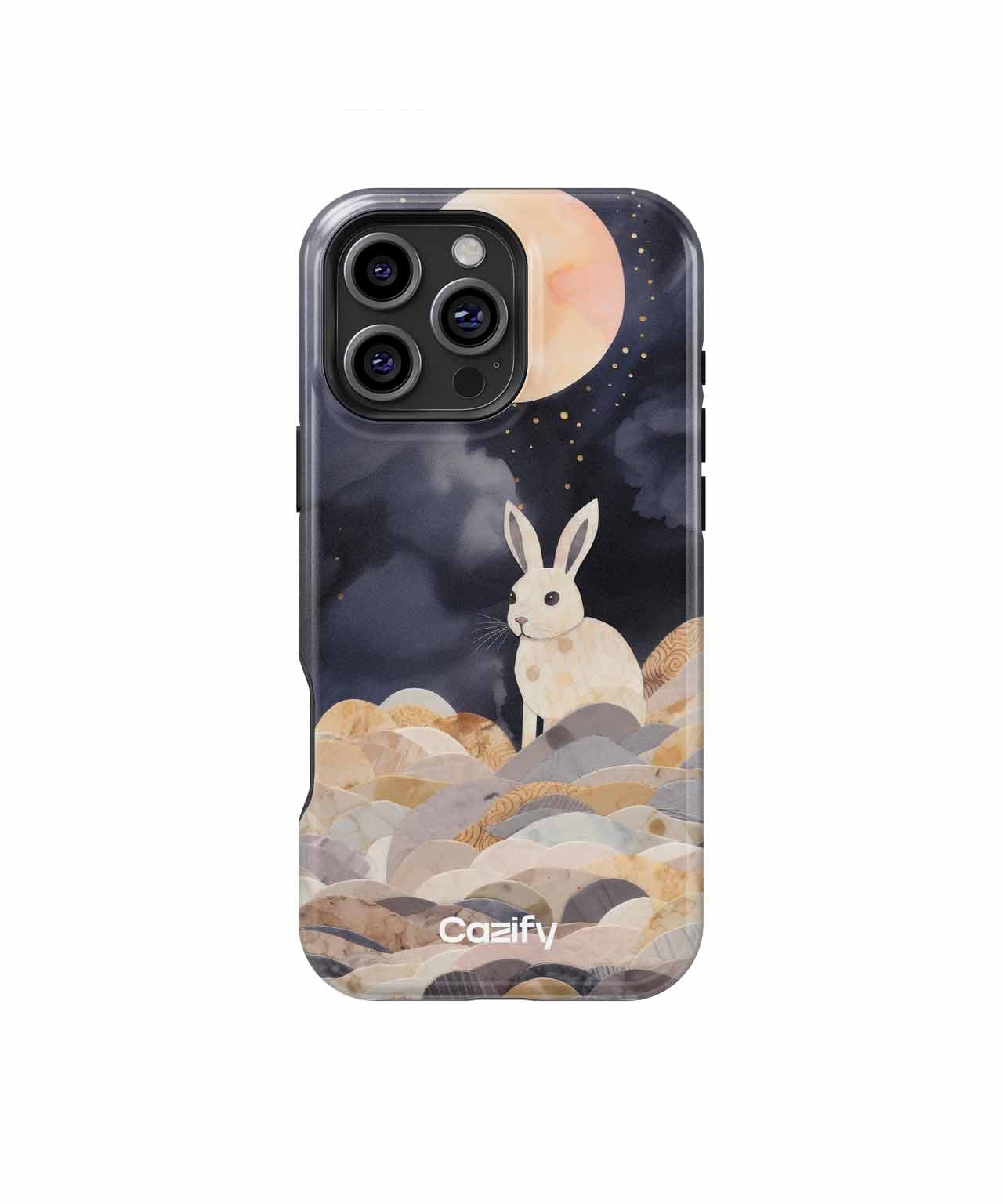 Moonlit Fluffy Bunny Adventure iPhone case Case Cazify - Delivery Canada