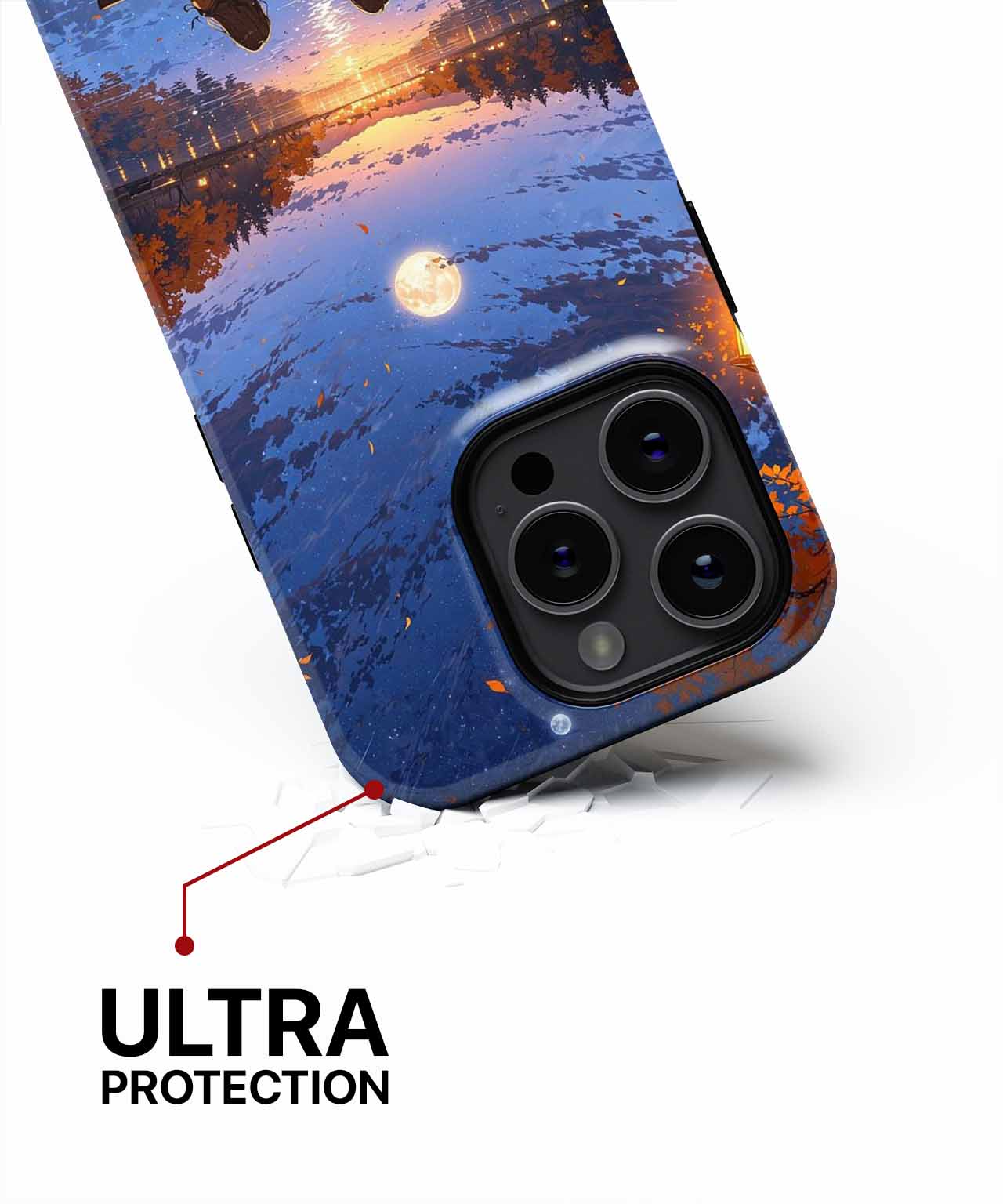 Moonlit Love by the Lake iPhone case Case Cazify - Delivery Canada