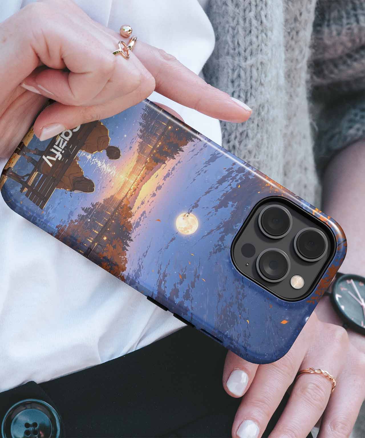 Moonlit Love by the Lake iPhone case Case Cazify - Delivery Canada