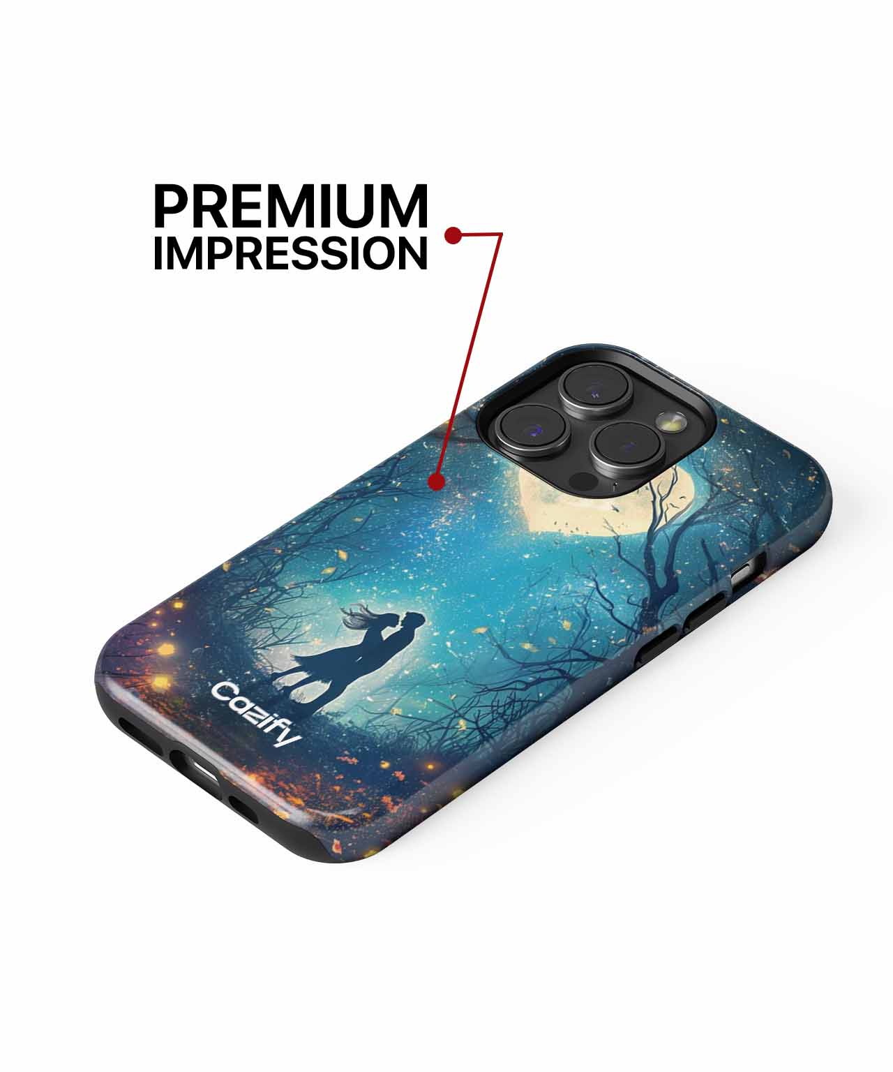 Moonlit Love in a Whimsical Forest iPhone case Case Cazify - Delivery Canada