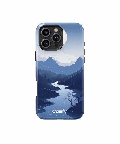 Moonlit Mountain Serenity iPhone case Case Cazify - Delivery Canada