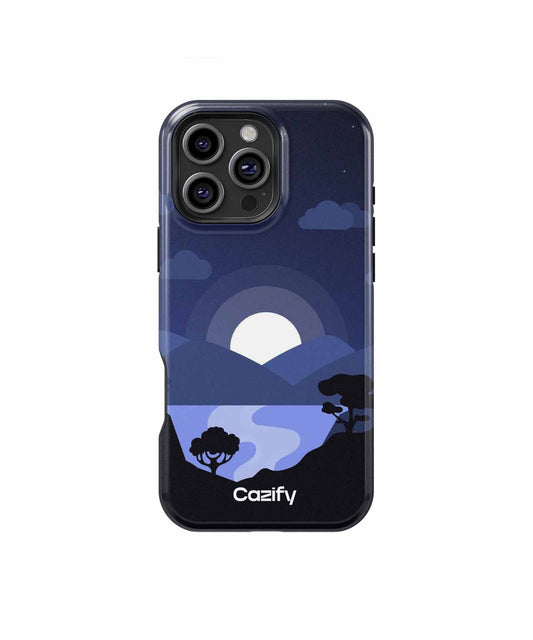 Moonlit Serenity Over Still Waters iPhone case Case Cazify - Delivery Canada