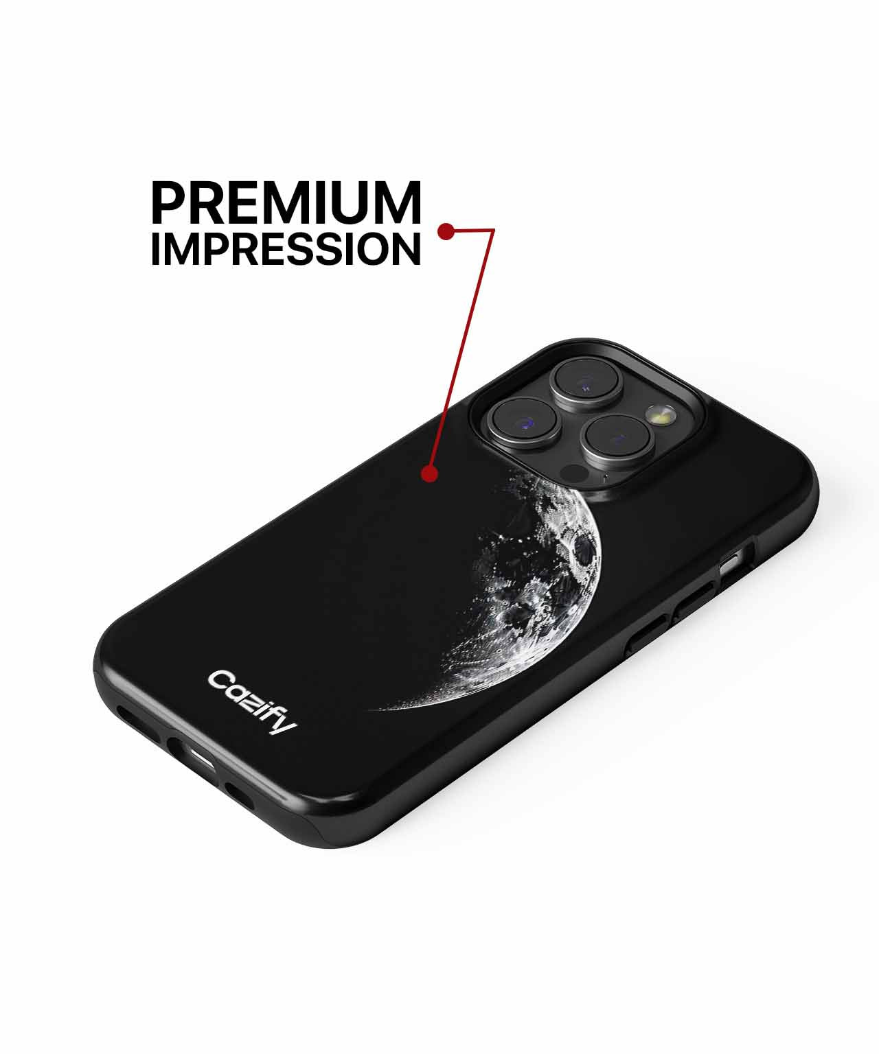 Moonlit Wonder in the Dark Sky iPhone case Case Cazify - Delivery Canada