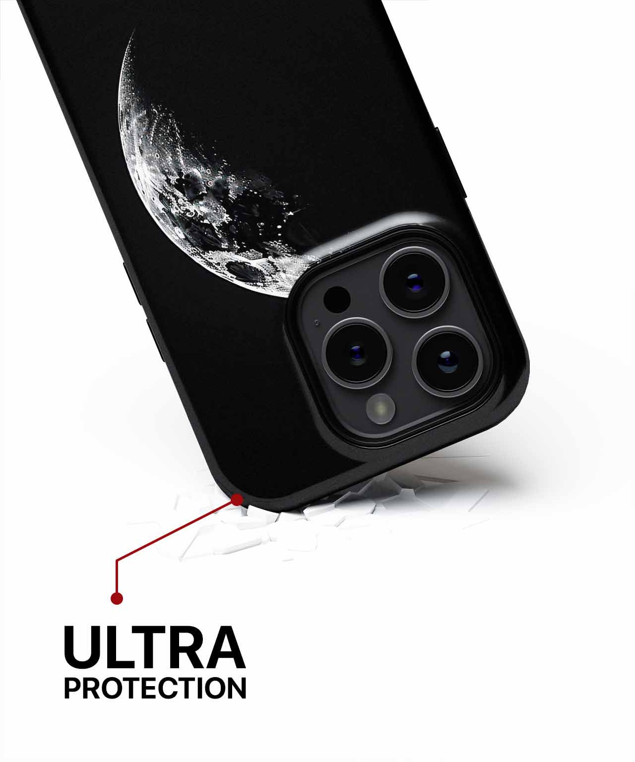 Moonlit Wonder in the Dark Sky iPhone case Case Cazify - Delivery Canada