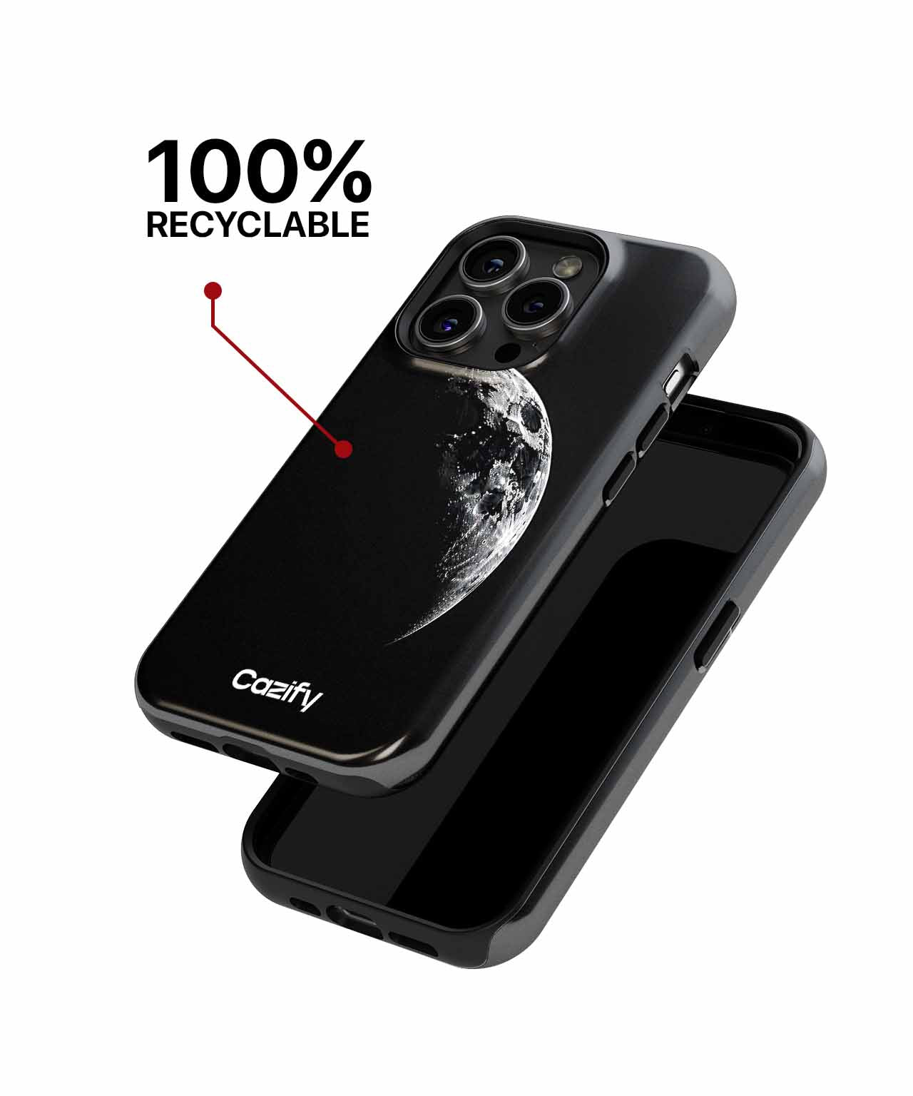 Moonlit Wonder in the Dark Sky iPhone case Case Cazify - Delivery Canada
