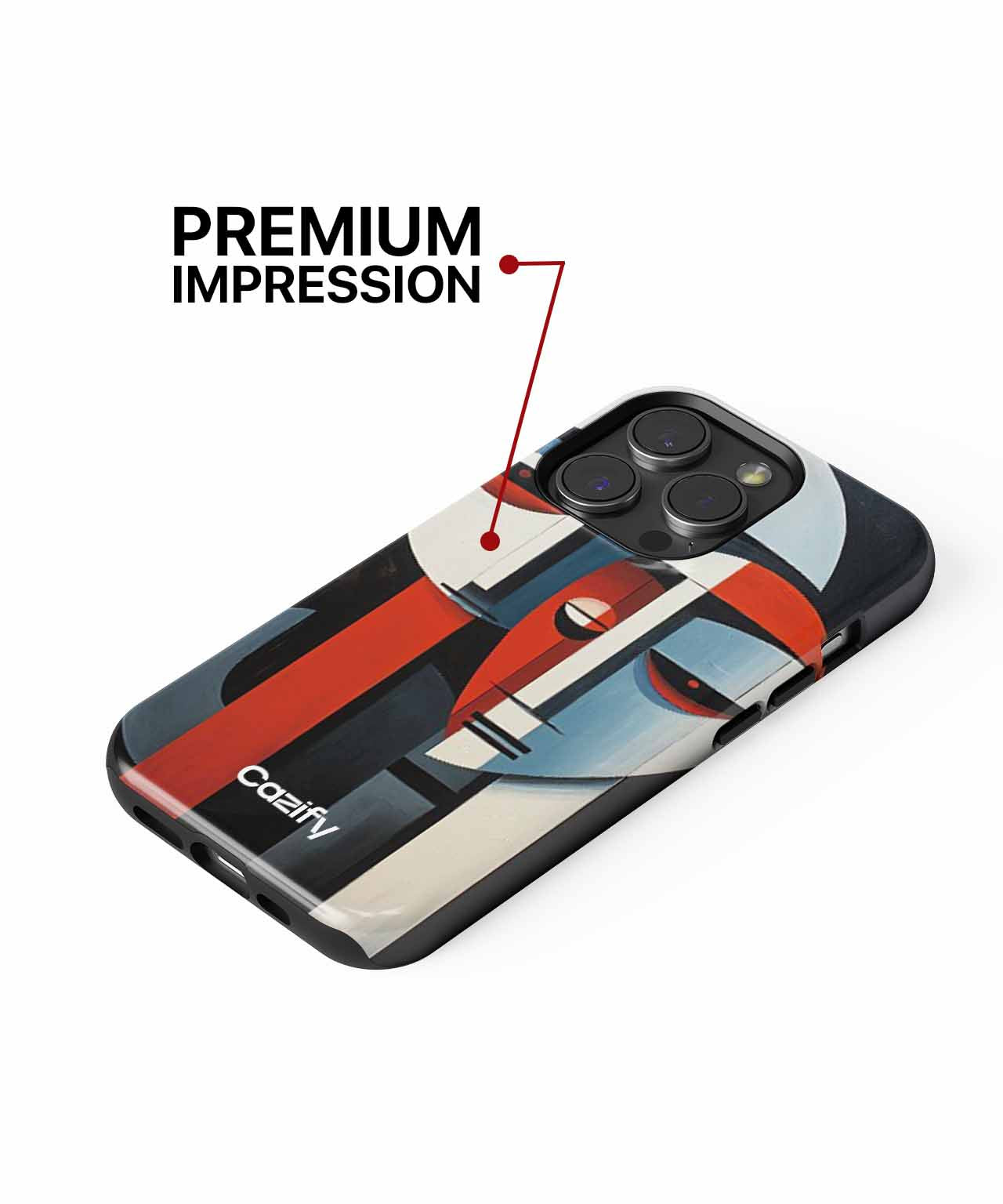 Mysterious Abstract Faces in Harmony iPhone case Case Cazify - Delivery Canada