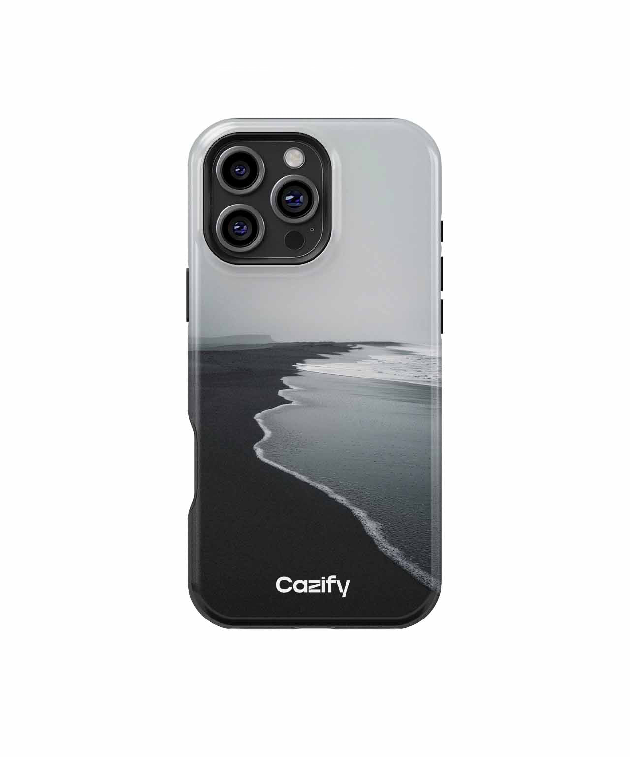 Mysterious Beach with Whispering Waves iPhone case Case Cazify - Delivery Canada