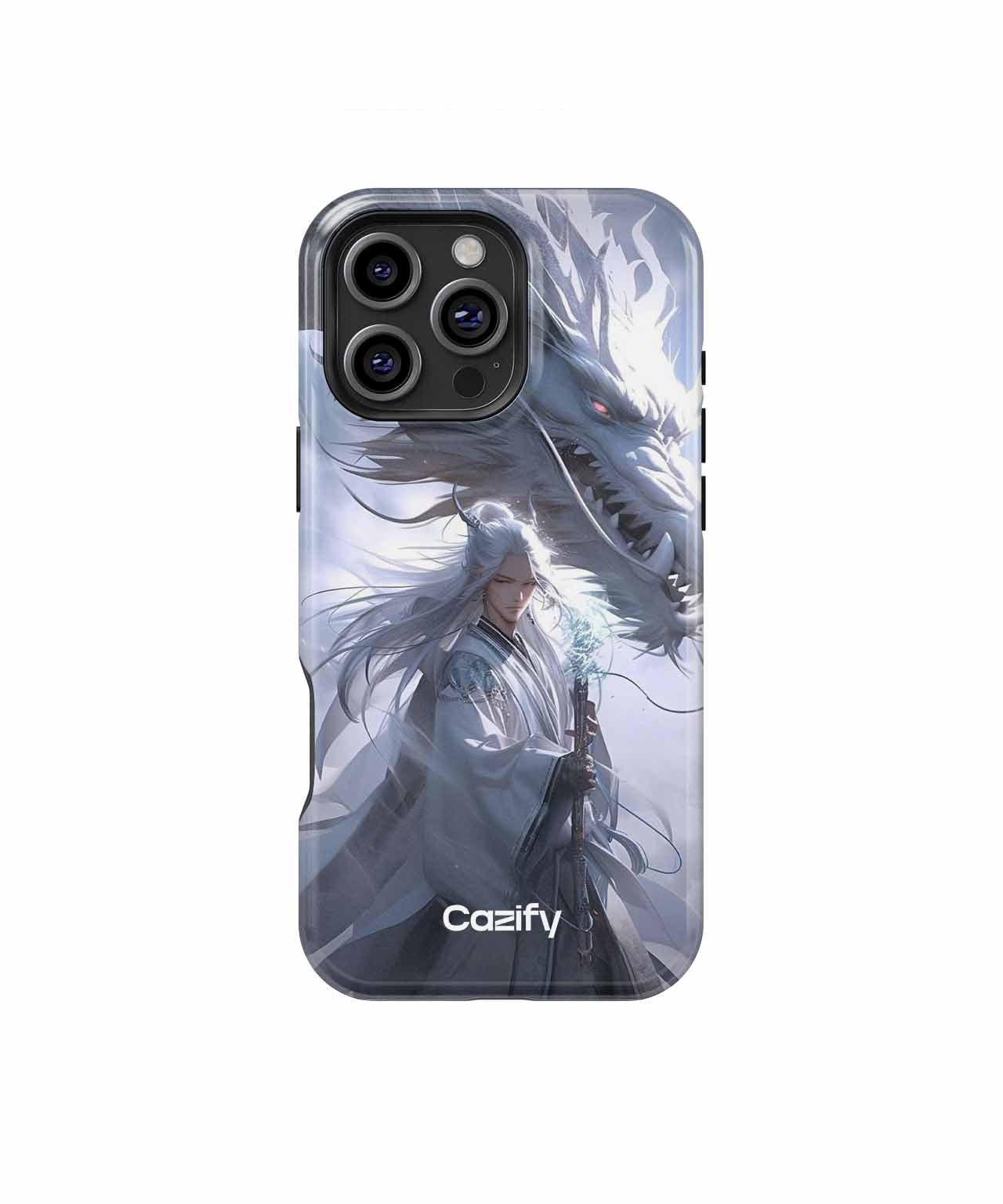 Mysterious Dragon Whisperer in Mist iPhone case Case Cazify - Delivery Canada