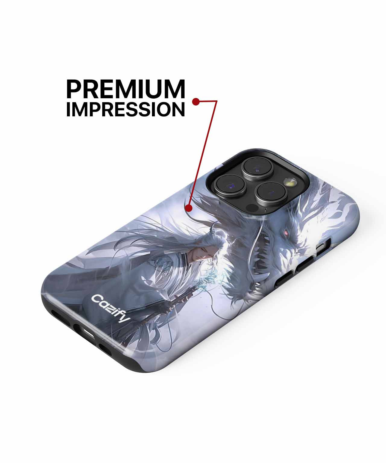 Mysterious Dragon Whisperer in Mist iPhone case Case Cazify - Delivery Canada
