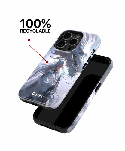 Mysterious Dragon Whisperer in Mist iPhone case Case Cazify - Delivery Canada