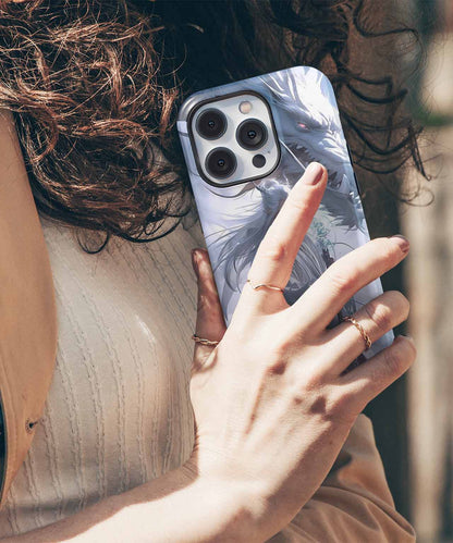 Mysterious Dragon Whisperer in Mist iPhone case Case Cazify - Delivery Canada
