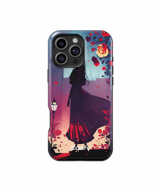 Mysterious Lady in a Floral Dream iPhone case Case Cazify - Delivery Canada