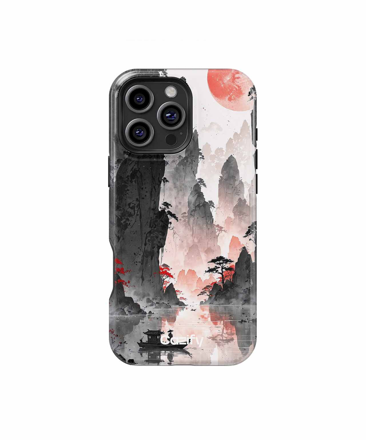 Mysterious Moonlit Journey Through Mountains iPhone case Case Cazify - Delivery Canada