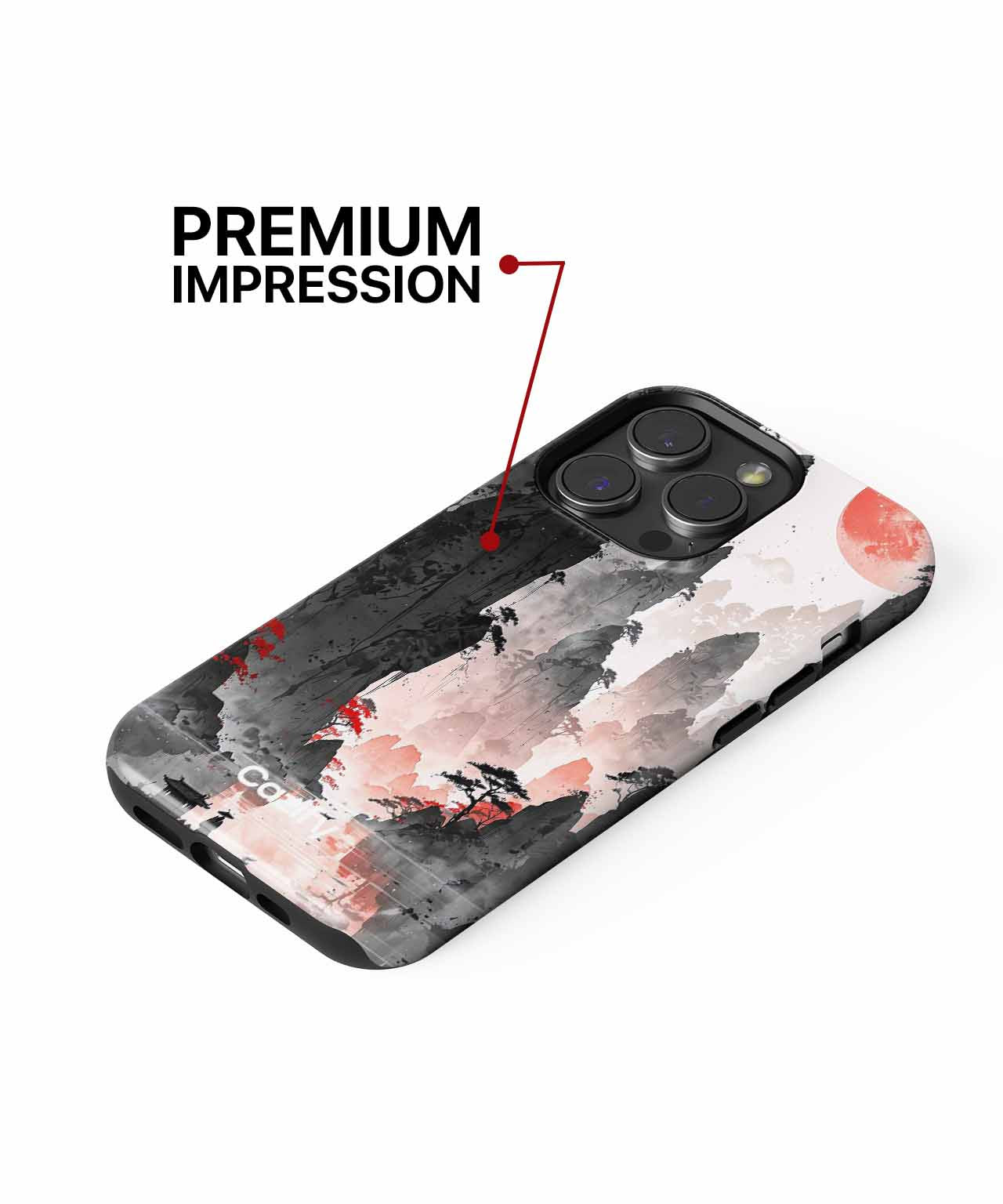 Mysterious Moonlit Journey Through Mountains iPhone case Case Cazify - Delivery Canada