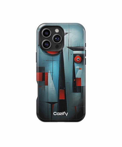 Mysteriously Quirky Faces Emerge iPhone case Case Cazify - Delivery Canada