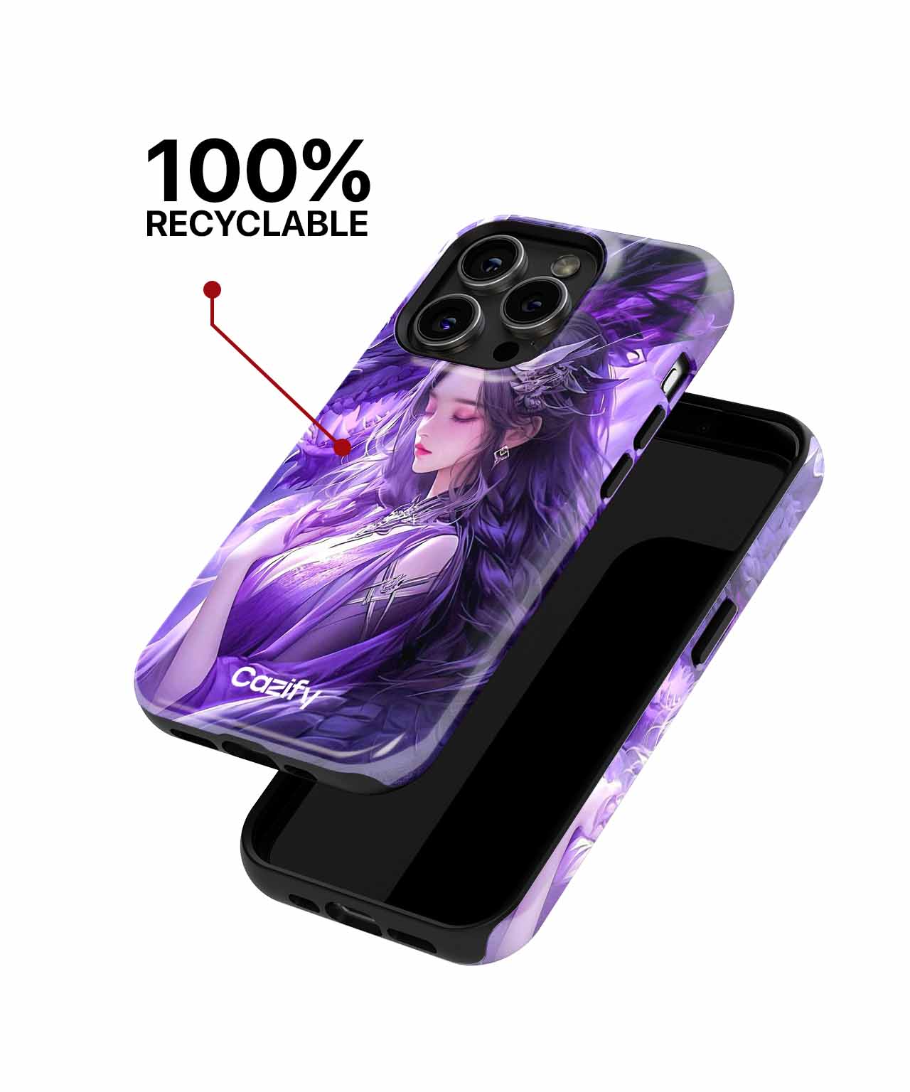 Mystical Dragon Embrace with Enchantment iPhone case Case Cazify - Delivery Canada
