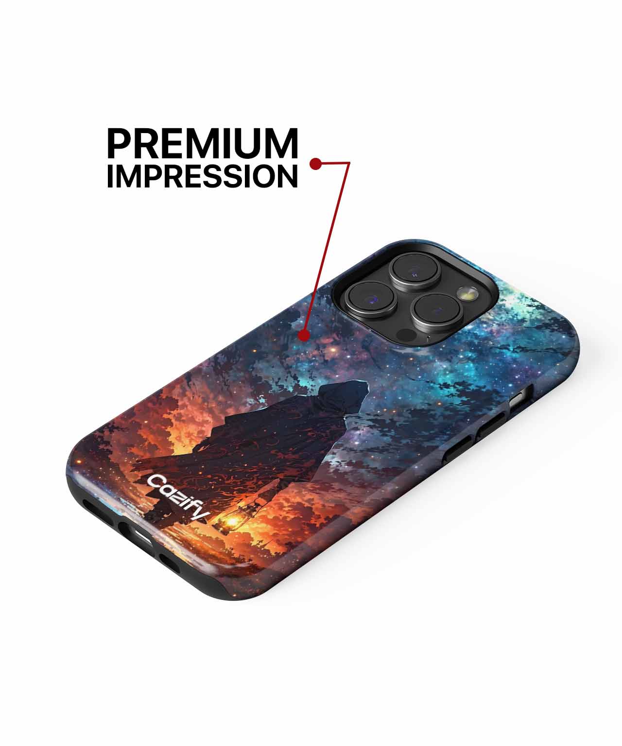 Mystical Lantern Adventure Under Stars iPhone case Case Cazify - Delivery Canada