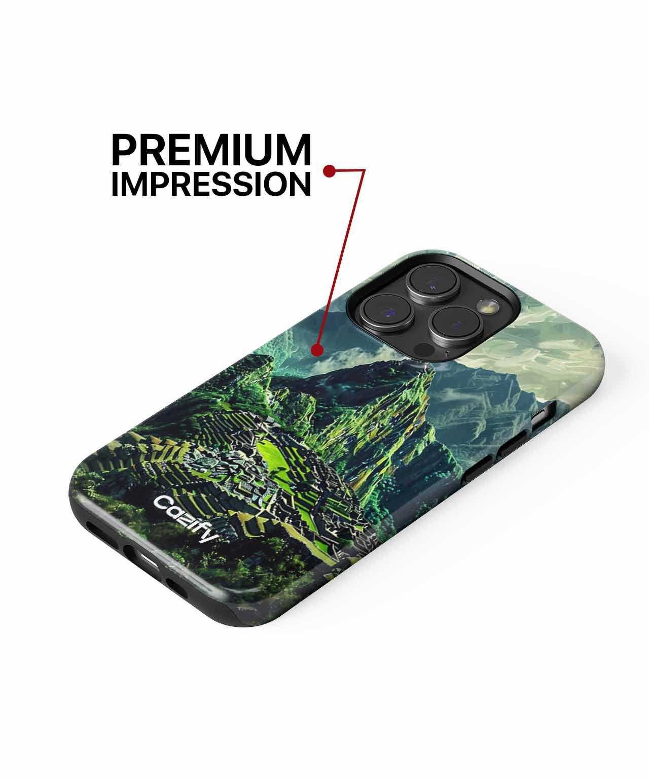 Mystical Mountain Wonder Over Ancient Ruins iPhone case Case Cazify - Delivery Canada