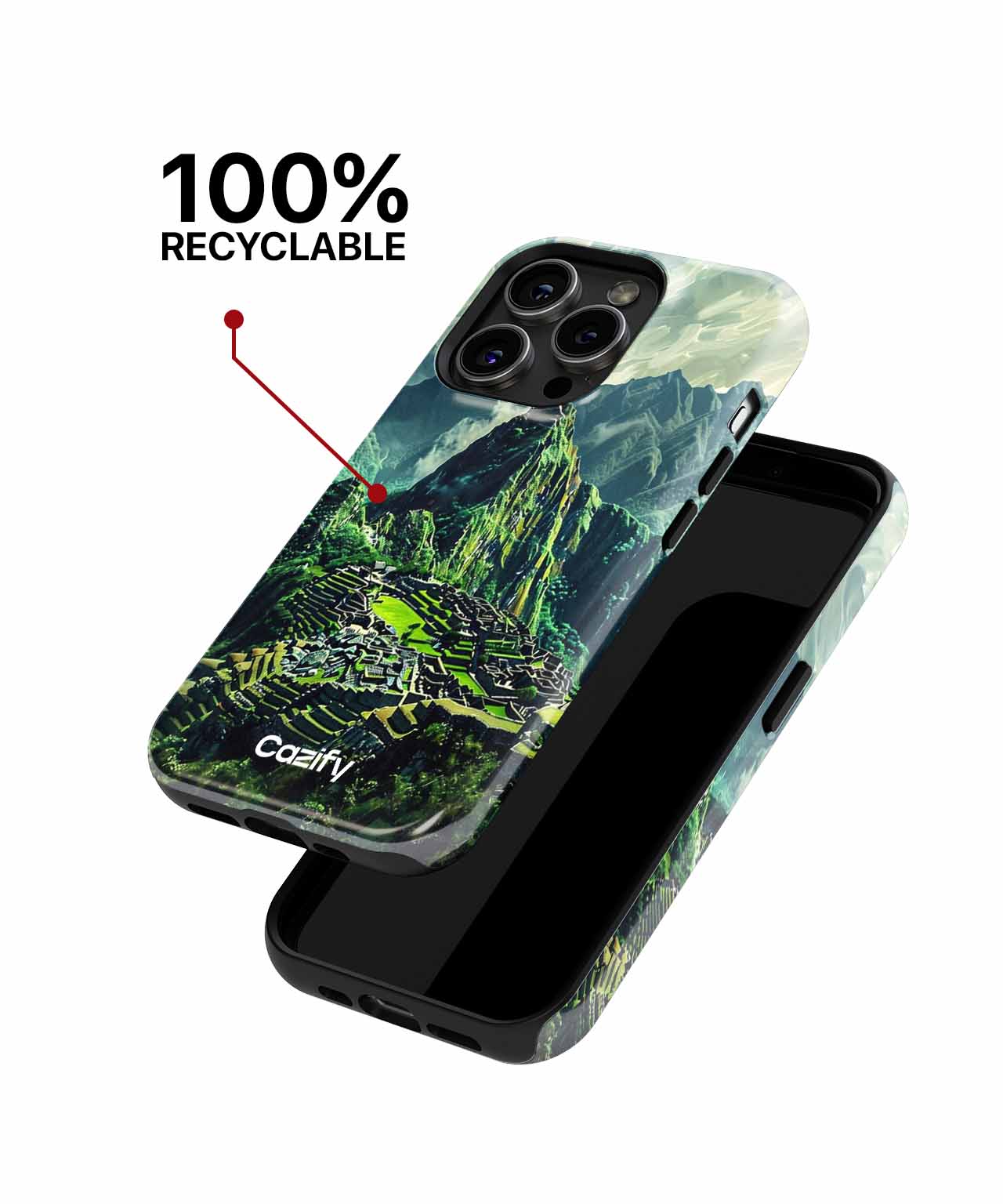 Mystical Mountain Wonder Over Ancient Ruins iPhone case Case Cazify - Delivery Canada