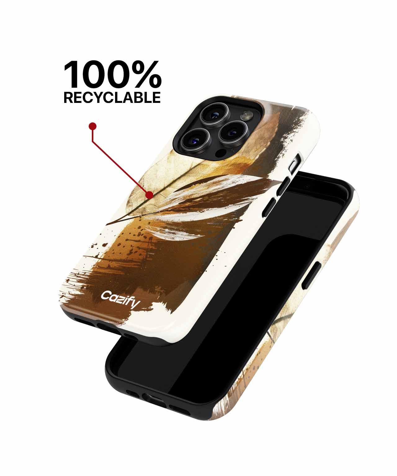 Nature's Whimsical Leafy Dance iPhone case Case Cazify - Delivery Canada