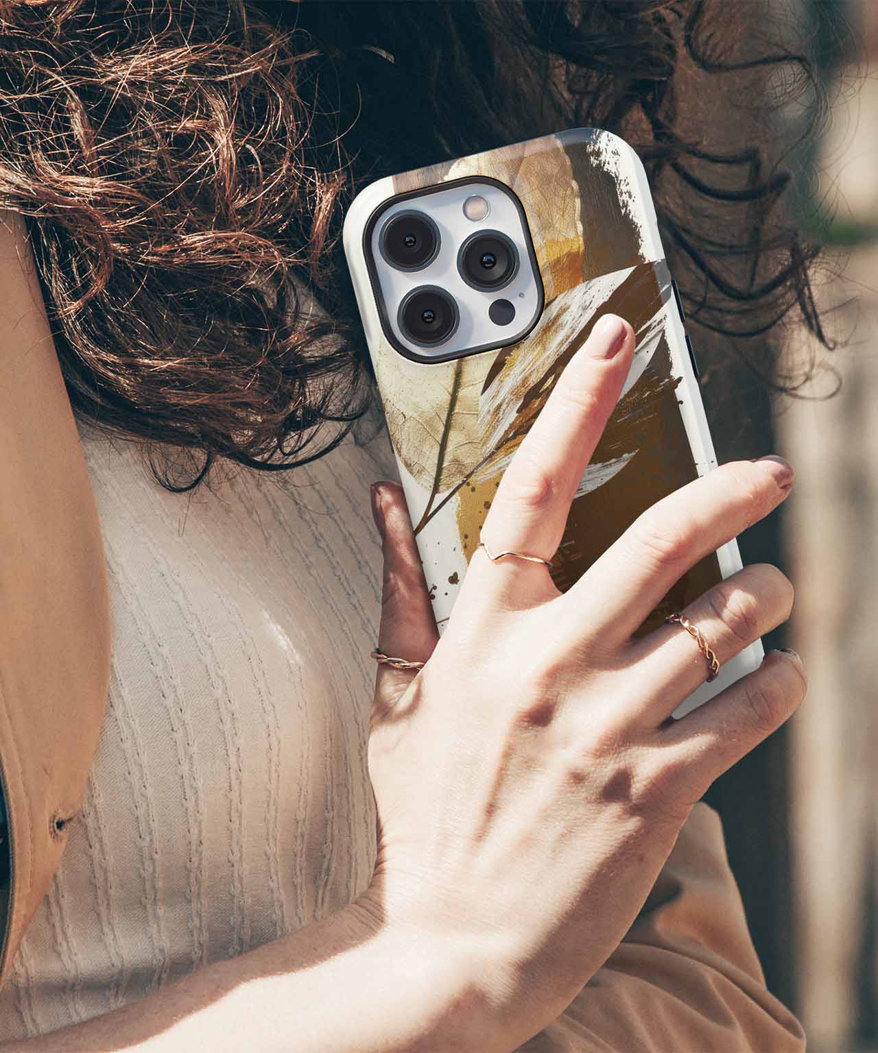 Nature's Whimsical Leafy Dance iPhone case Case Cazify - Delivery Canada