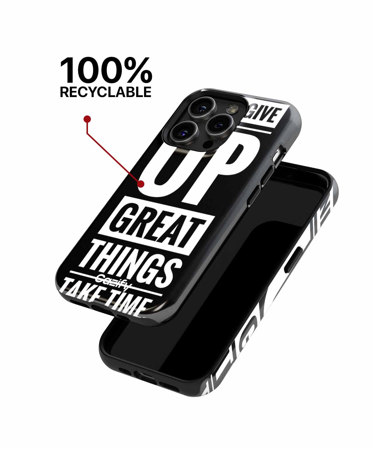 Never Stop Believing in Yourself iPhone case Case Cazify - Delivery Canada