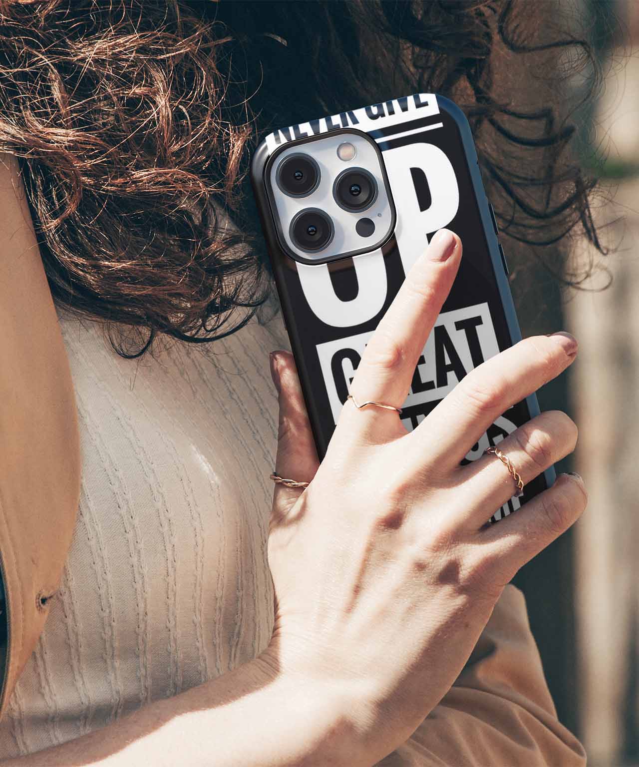 Never Stop Believing in Yourself iPhone case Case Cazify - Delivery Canada