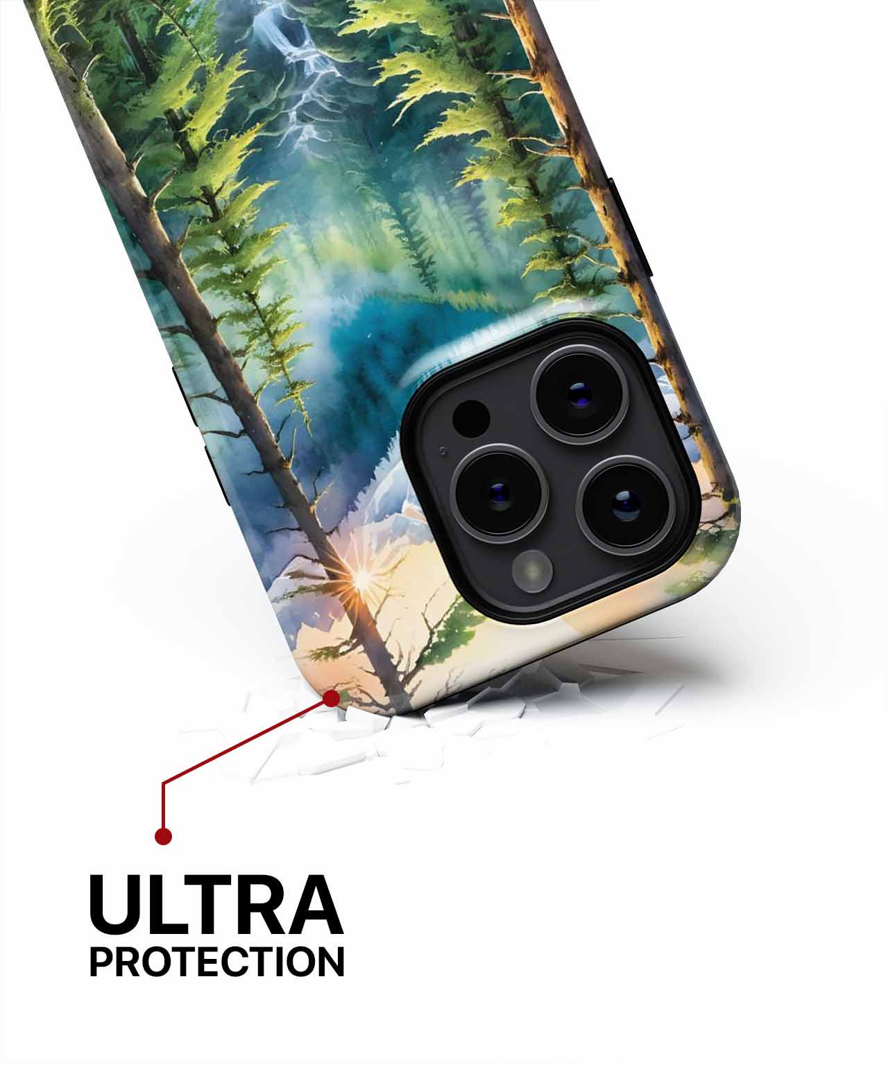 Peaceful Nature Retreat with Flowing Stream iPhone case Case Cazify - Delivery Canada