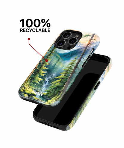 Peaceful Nature Retreat with Flowing Stream iPhone case Case Cazify - Delivery Canada