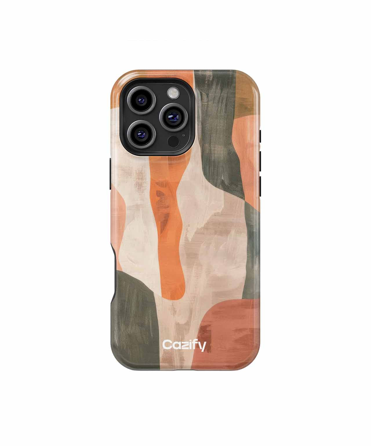 Playful Abstract Shapes Dance Together iPhone case Case Cazify - Delivery Canada