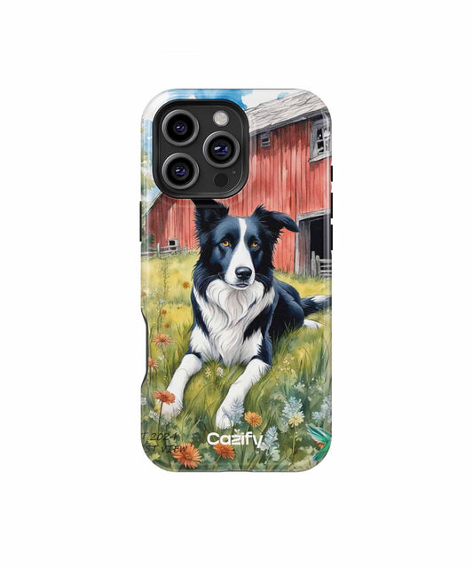 Playful Farm Dog Enjoying the Sunshine iPhone case Case Cazify - Delivery Canada