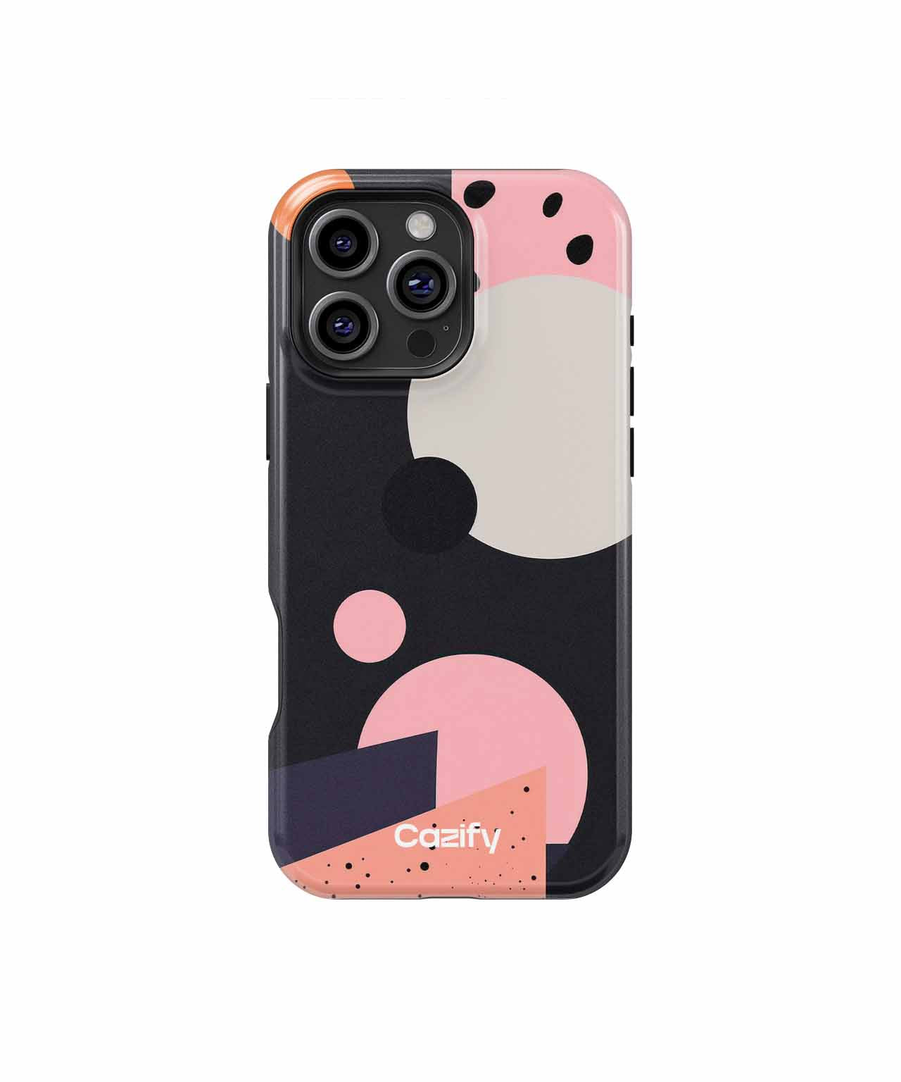 Playful Geometric Colorful Shapes iPhone case Case Cazify - Delivery Canada