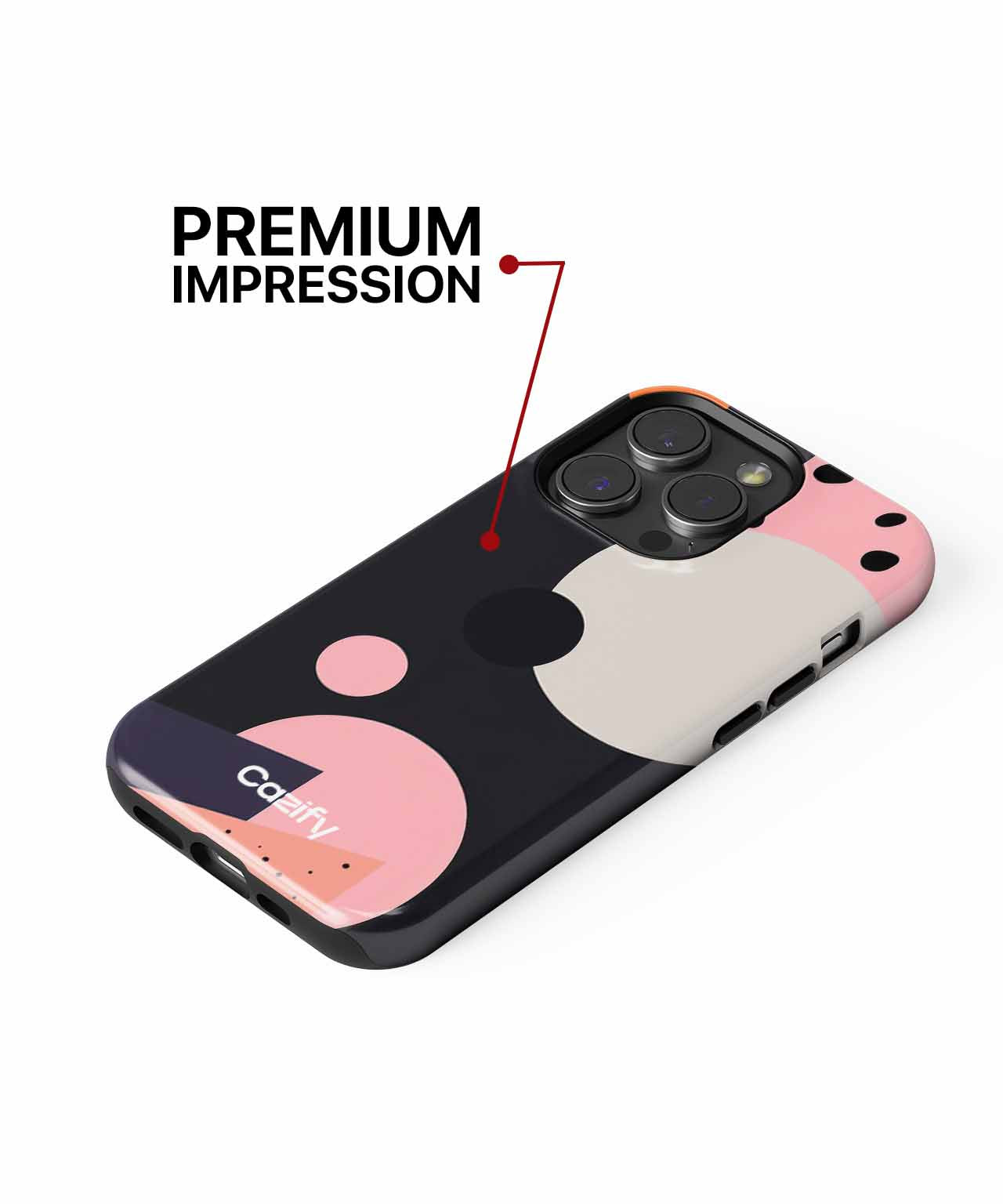 Playful Geometric Colorful Shapes iPhone case Case Cazify - Delivery Canada