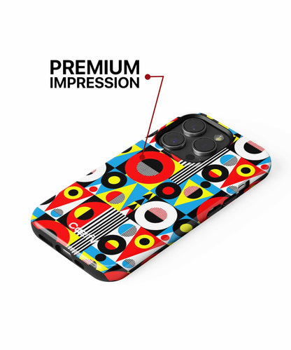 Playful Geometry Dance Party iPhone case Case Cazify - Delivery Canada