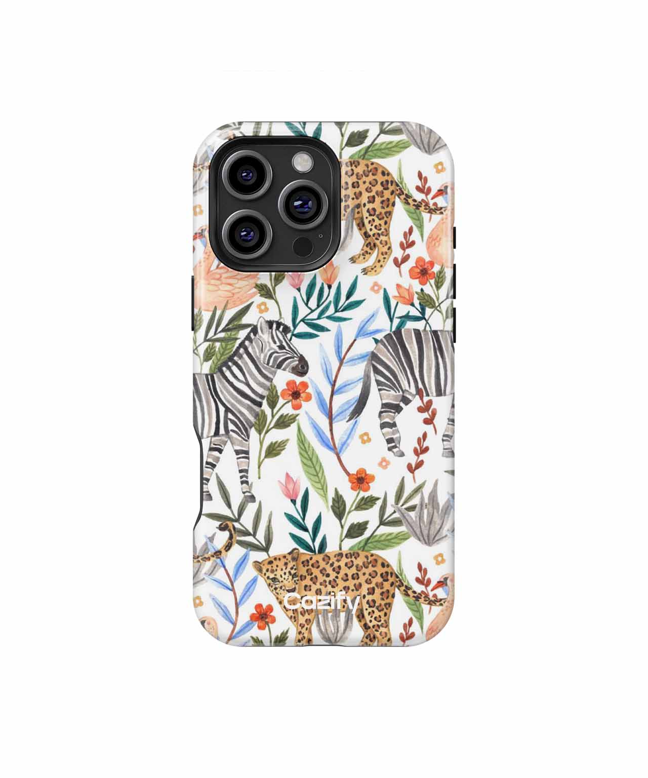 Playful Jungle Paradise with Friends iPhone case Case Cazify - Delivery Canada