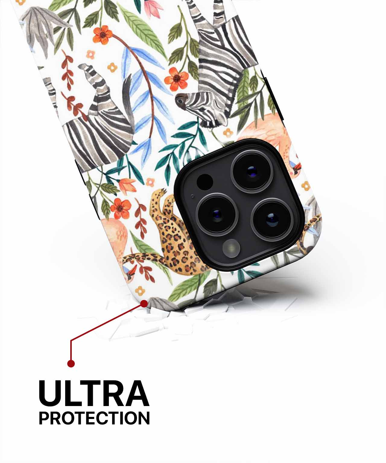 Playful Jungle Paradise with Friends iPhone case Case Cazify - Delivery Canada